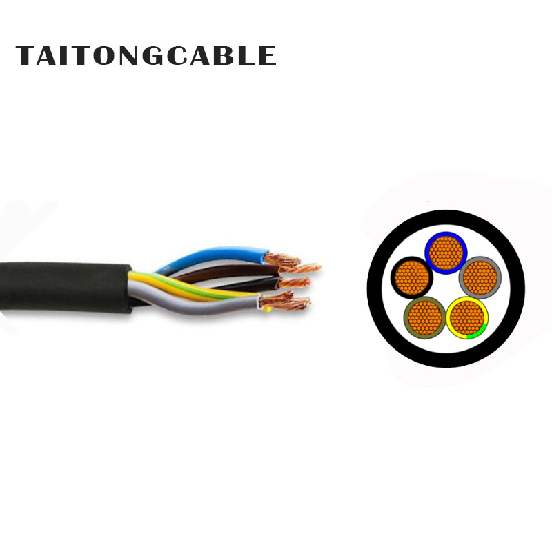 Kabel Listrik Tak Berlapis PVC Berisolasi XLPE Konduktor Tembaga Inti 2‑5‑Tegangan Rendah