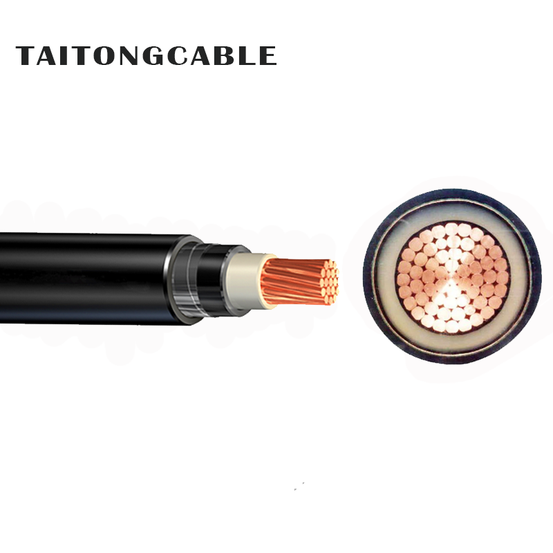 Kabel Daya Berselubung PVC Berisolasi XLPE Konduktor Tembaga Lapis Baja ATA Inti Tunggal Tegangan Rendah